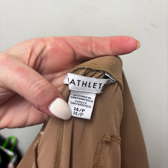 Athleta Brooklyn Heights High Rise Pleated Wide Leg Pant - Picture 10 of 12